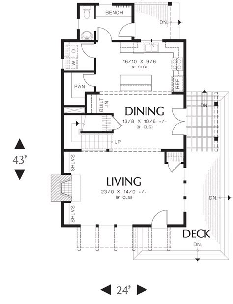 Hull 8541 - 3 Bedrooms and 2.5 Baths | The House Designers - 8541