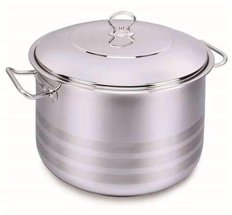 Korkmaz Classic 18/10 Stainless Steel Stockpot Covered Cookware ...