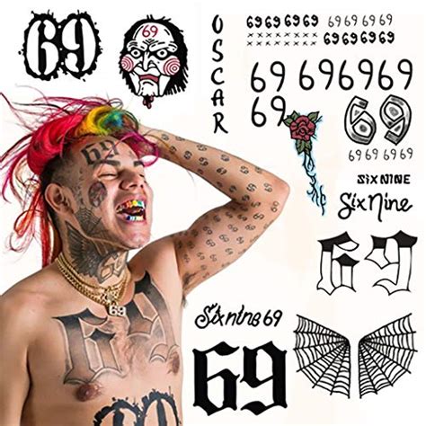 » Tekashi 6ix9ine Temporary Tattoos | REALISTIC | Skin Safe | MADE IN ...