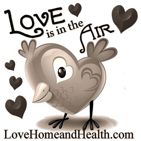 Love Quotes - Love is in the Air - Love, Home and Health