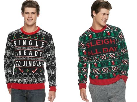 90% Off Men's Christmas Sweaters + Free Shipping for Kohl's Cardholders