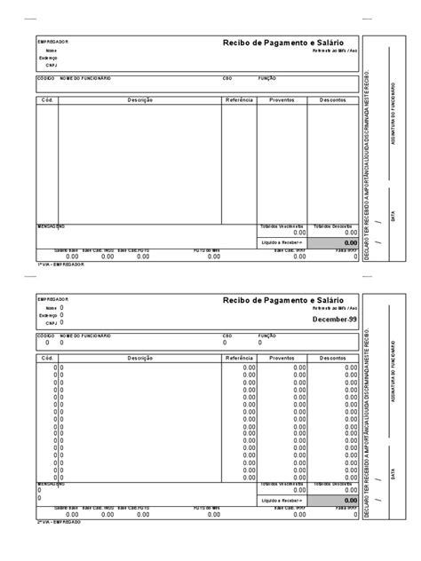 Recibo de Pagamento de Salário | PDF