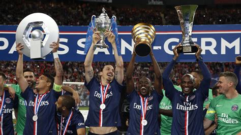 2015 #PSG Champion de France Coupe de France Coupe de la Ligue Trophée ...