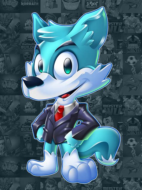 Blue Fox Mascot Design by LanotDesign on DeviantArt