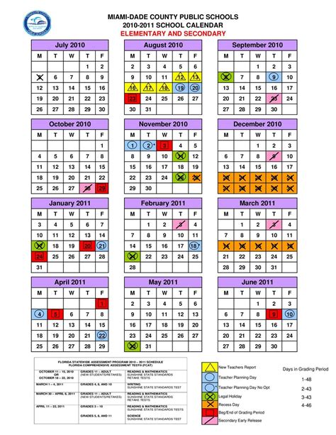 Miami Dade School Calendar by H Peters - Issuu