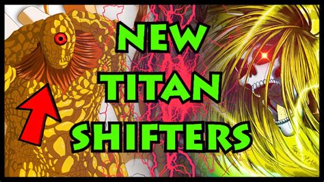 NEW Titan Shifters REVEALED!! The FLYING Titan Appears! | Attack on Titan / Shingeki no Kyojin ...