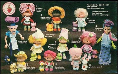 Catalog page of strawberry shortcake dolls | Strawberry shortcake ...