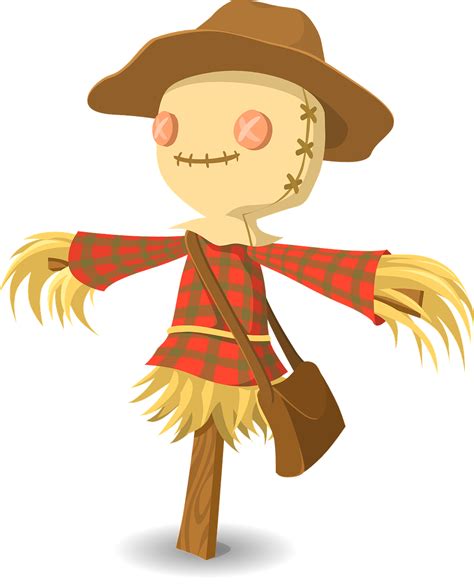 Download Scarecrow, Straw, Halloween. Royalty-Free Vector Graphic - Pixabay