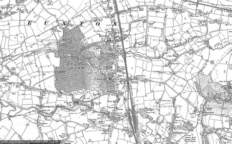 Old Maps of Euxton, Lancashire - Francis Frith