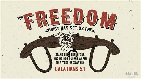 Galatians 5:1 NTLH - Cristo nos libertou para… | Biblia