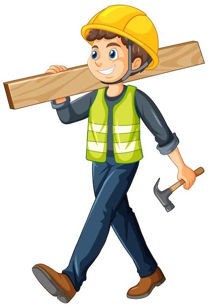 Free Vector | A construction worker in uniform