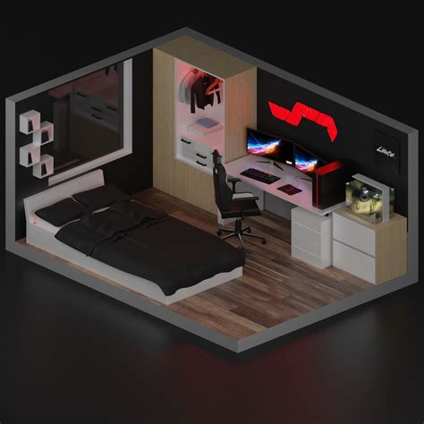 Modern How To Make A 3D Room In Blender for Gamers | Best Gaming Room Setup