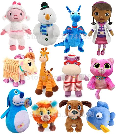 Doc McStuffins Toys Lambie Stuffy Hallie Chilly Boppy Findo Gabby ...