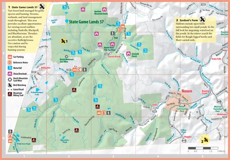 Detailed Pa State Game Lands Map