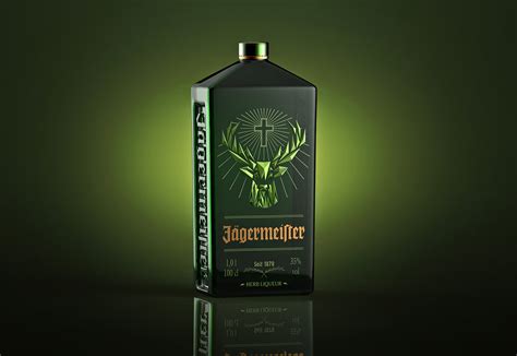 Jägermeister bottle :: Behance