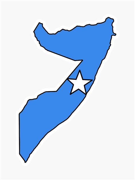 "somalia flag map sticker" Sticker for Sale by sereneg00 | Redbubble