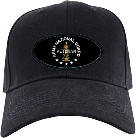 Amazon.com: Army National Guard Veteran Black Cap - Baseball Hat, Novelty Black Cap: Clothing