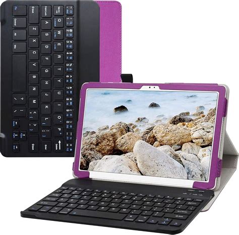 Bige for Galaxy Tab A7 10.4 inch 2020 Keyboard Case,PU Leather Cover ...