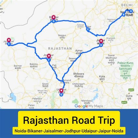 Rajasthan Road Trip Day 1 (9 Days/5 Destinations) - Traveling with a Kid