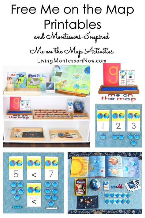 Free Me on the Map Printables and Montessori-Inspired Me on the Map Activities | Map activities ...