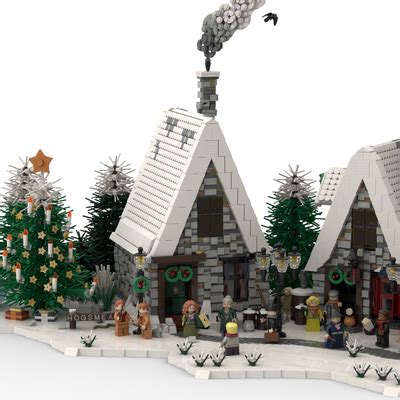 LEGO IDEAS - Recreating a Magical Harry Potter™ Holiday Scene ...