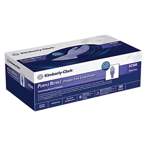 Kimberly-Clark PROFESSIONAL Disposable Purple Nitrile Exam Gloves, Small (100-Count)-KCC55081 ...