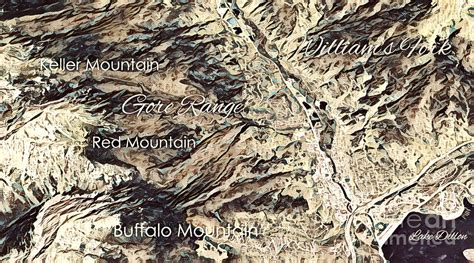 Silverthorne Colorado Map Digital Art by Meredith Amon | Pixels