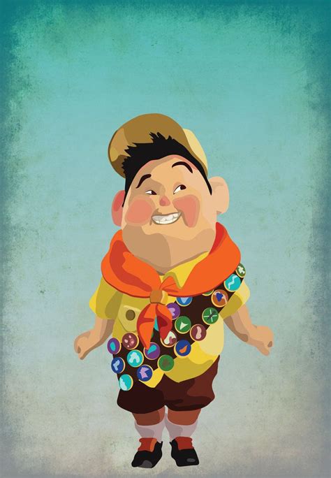 Russell by ~blankearthdesign on deviantART | Disney pixar up, Animated movies, Fan art