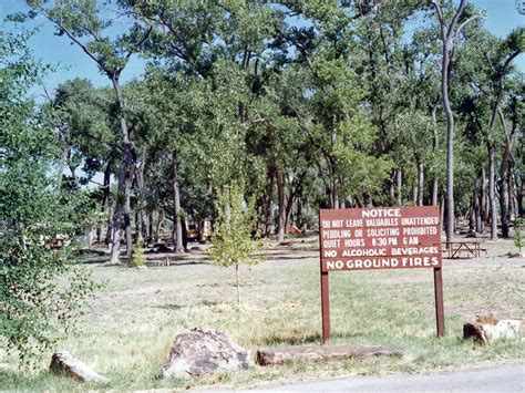 Campsite at Chinle: Canyon de Chelly National Monument, Southwest ...