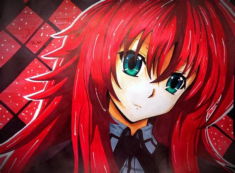 Rias Gremory Fan Art by TrivZ on DeviantArt