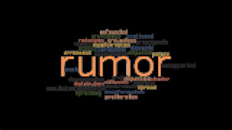 RUMOR: Synonyms and Related Words. What is Another Word for RUMOR? - GrammarTOP.com