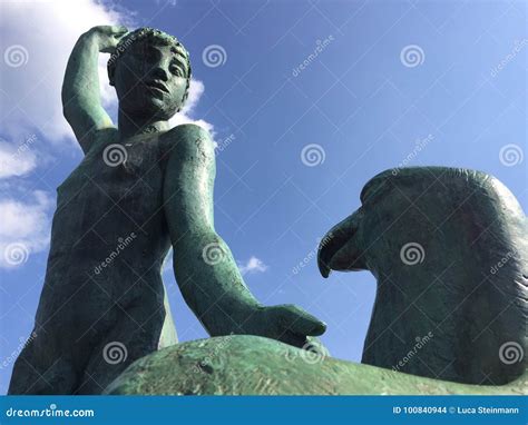 Ganymede Statue Zurich Switzerland Stock Photography | CartoonDealer ...