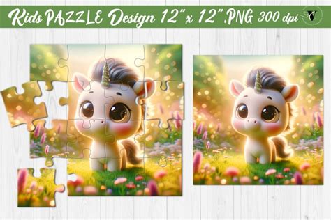 Kids puzzle | Baby Unicorn (3060103)