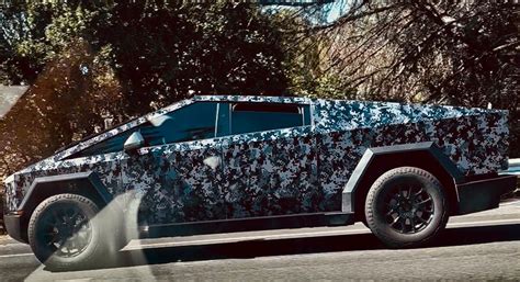 New Tesla Cybertruck dark digital camo fuels speculation about potential factory wraps at launch ...