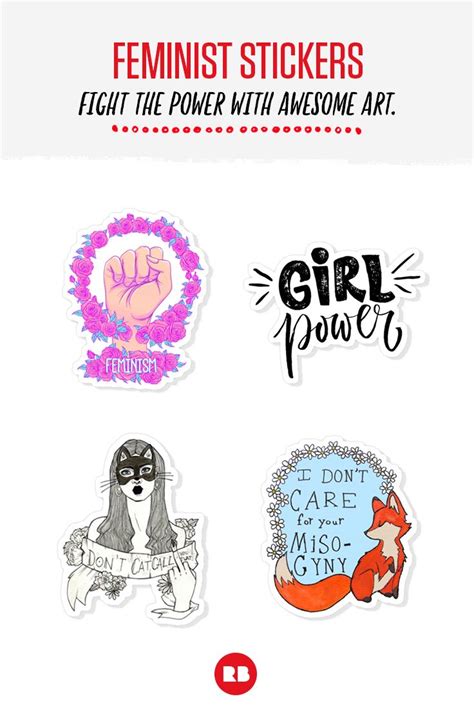 Feminist stickers | Collections | Feminist sticker, Cute stickers ...