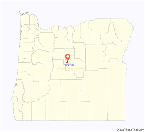 Map of Prineville city