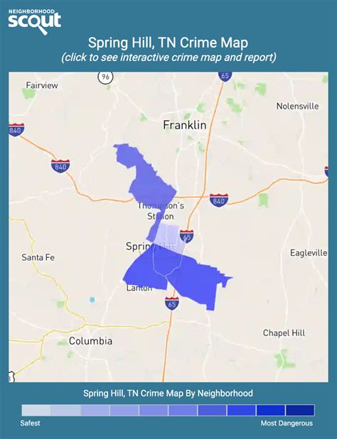 Spring Hill Tennessee Map - Sheri Dorolice