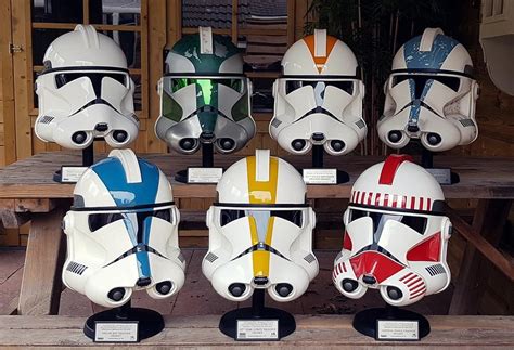 Master Replicas RotS Clonetrooper Helmet Collection Star Wars Helmet, Star Wars Clone Wars ...