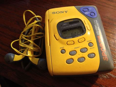 I still have my yellow Sony Walkman Sport with a digital tuner and ...