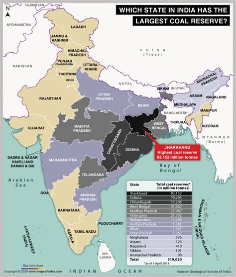 Which State in India has the Largest Coal Reserve? - Answers