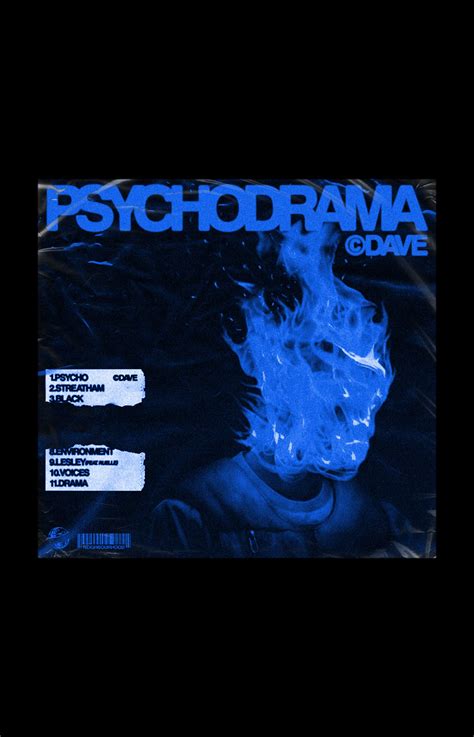 Psychodrama - Dave By Jack Boyce | Graphic poster, Graphic design posters, Album art design