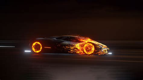 2560x1440 Lamborghini In Flames 5k 1440P Resolution ,HD 4k Wallpapers,Images,Backgrounds,Photos ...