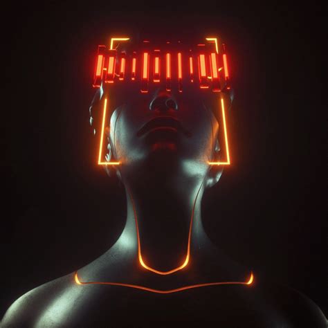 Neon lights statue | Cyberpunk art, Futuristic art, Neon art