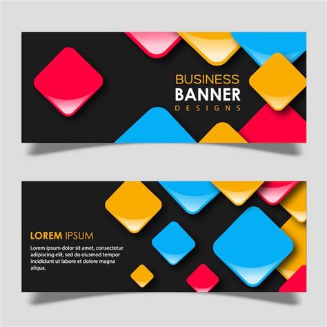 Free Vector | Vector Square Banner Design