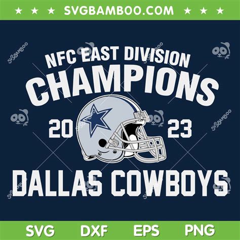 NFC East Champions 2023 SVG PNG