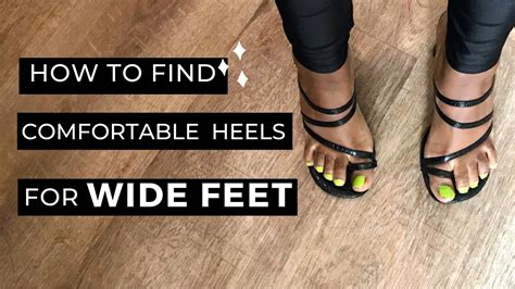 How To Find Comfortable Heels For WIDE Feet & Bunions - YouTube