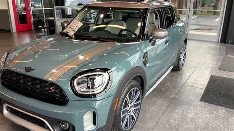 2022 Sage Green MINI Cooper S Countryman w/the Iconic and Driving Assistant Packages - YouTube