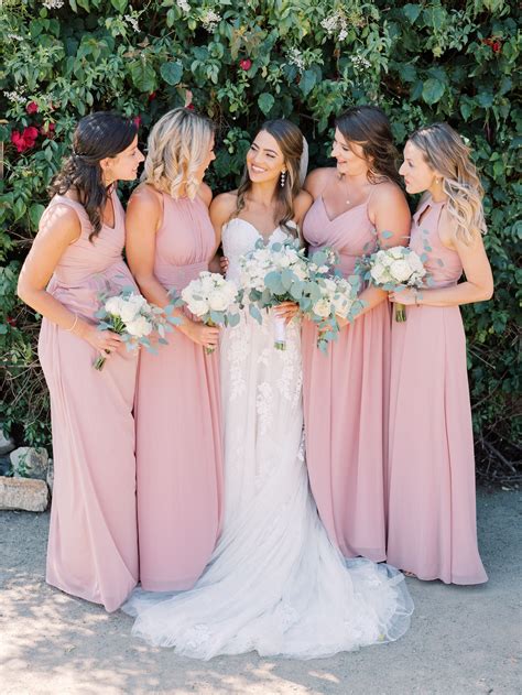 Azazie Dusty Rose Bridesmaid Dresses #dustyrosewedding Azazie's Dusty ...