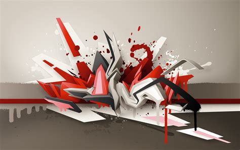 Graffiti Wallpaper Black And Red