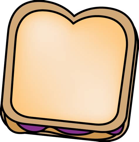 Peanut Butter And Jelly Sandwich Clip Art